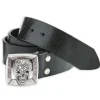 Bill Lavin Skull Buckle Belt