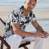 Bugatchi Escovero Floral Short Sleeve Shirt