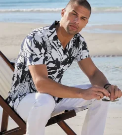 Bugatchi Escovero Floral Short Sleeve Shirt