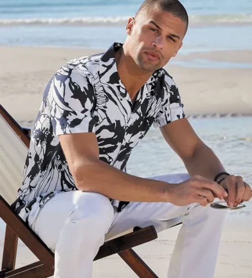 Bugatchi Escovero Floral Short Sleeve Shirt