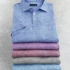 Bugatchi Melange Short Sleeve Polo Shirt