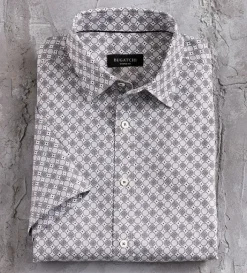Bugatchi Pinwheel Pattern Shirt
