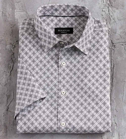Bugatchi Pinwheel Pattern Shirt