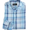 Bugatchi Plaid Linen Shirt