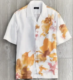 Bugatchi Splash Floral Camp Shirt