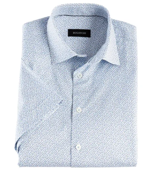 Bugatchi Triangle Mini Print Shirt