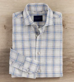 Calder Carmel Windowpane Long Sleeve Shirt