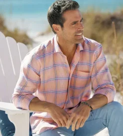 Calder Carmel Windowpane Long Sleeve Shirt