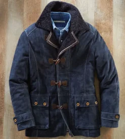 Comstock & Co Goat Suede Zip Jacket