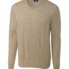 Cutter & Buck Douglas Washable Merino Blend V-Neck Sweater
