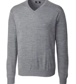 Cutter & Buck Douglas Washable Merino Blend V-Neck Sweater