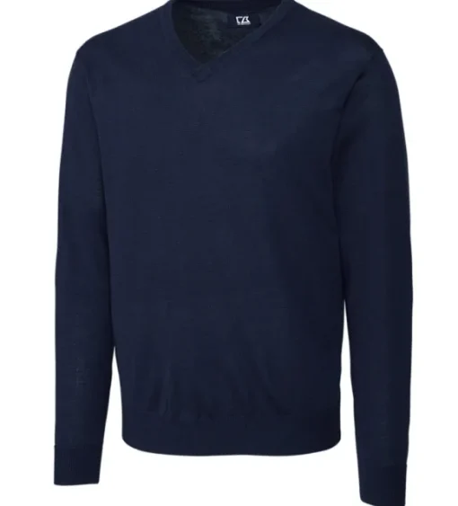 Cutter & Buck Douglas Washable Merino Blend V-Neck Sweater