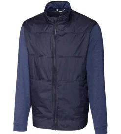 Cutter & Buck Drytec Stealth Full Zip Wind Knit