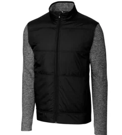 Cutter & Buck Drytec Stealth Full Zip Wind Knit