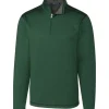 Cutter & Buck Evergreen Reversible Overknit Quarter-Zip Pullover
