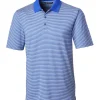 Cutter & Buck Forge Tonal Stripe Short Sleeve Polo Shirt