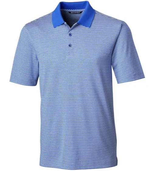 Cutter & Buck Forge Tonal Stripe Short Sleeve Polo Shirt