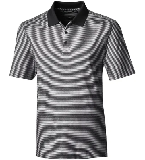 Cutter & Buck Forge Tonal Stripe Short Sleeve Polo Shirt