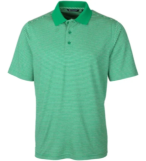 Cutter & Buck Forge Tonal Stripe Short Sleeve Polo Shirt