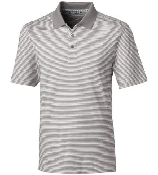 Cutter & Buck Forge Tonal Stripe Short Sleeve Polo Shirt