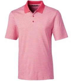Cutter & Buck Forge Tonal Stripe Short Sleeve Polo Shirt