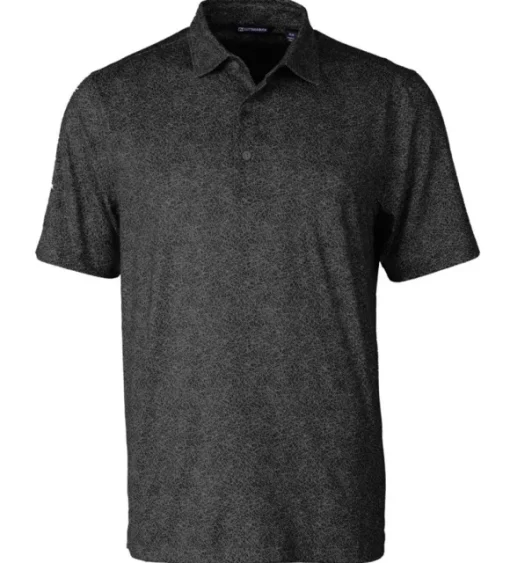 Cutter & Buck Pike Constellation Print Short Sleeve Polo Shirt