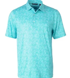 Cutter & Buck Pike Constellation Print Short Sleeve Polo Shirt