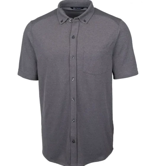 Cutter & Buck Reach Short Sleeve Oxford Sport Shirt