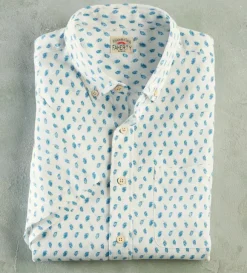 Faherty Palm Short Sleeve Shirt