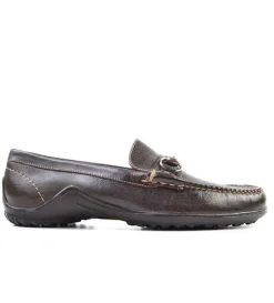 Martin Dingman Bill Horse Bit Leather Loafer