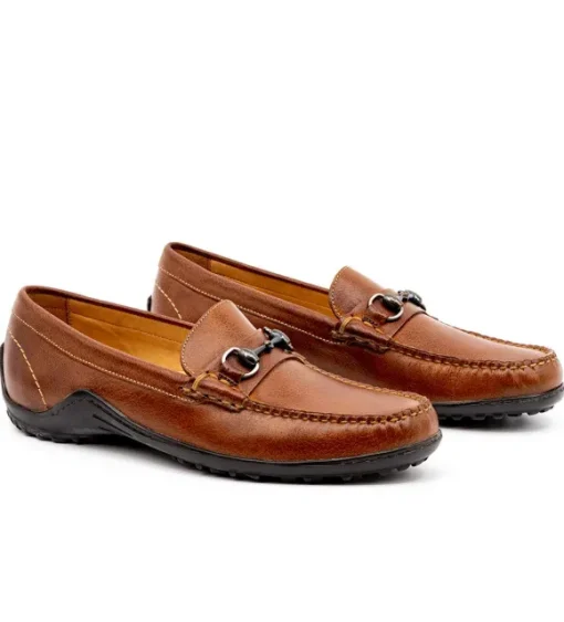 Martin Dingman Bill Horse Bit Leather Loafer