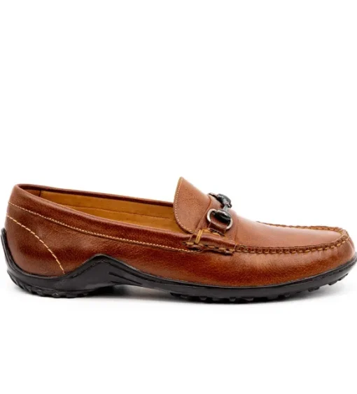 Martin Dingman Bill Horse Bit Leather Loafer