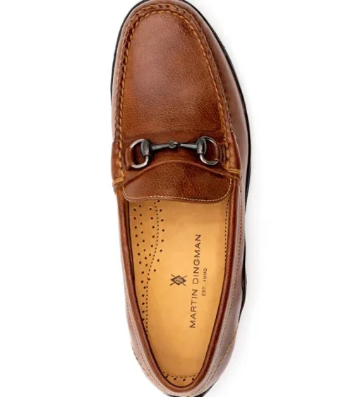Martin Dingman Bill Horse Bit Leather Loafer