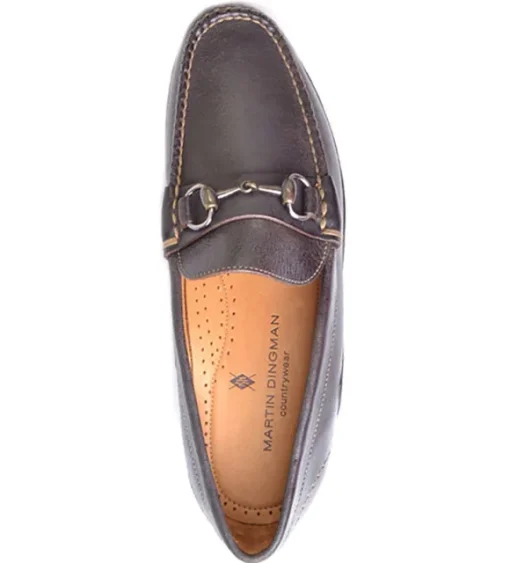 Martin Dingman Bill Horse Bit Leather Loafer