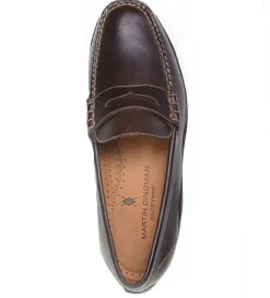 Martin Dingman Bill Leather Penny Loafer
