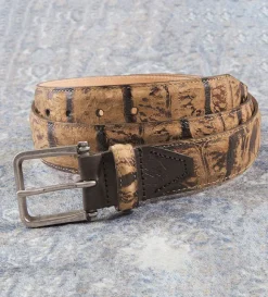 Martin Dingman Nile Croc Grain Belt