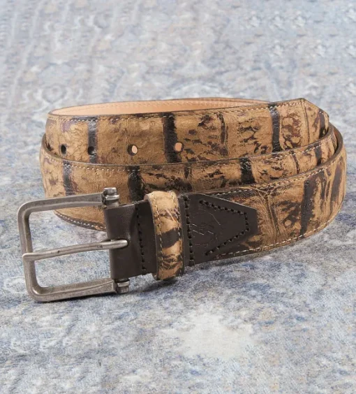 Martin Dingman Nile Croc Grain Belt