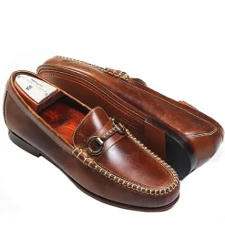 Martin Dingman Old Row Horse Bit Leather Loafer