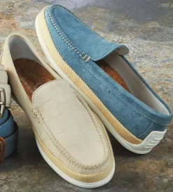 Martin Dingman Paisley Watercolor Venetian Loafers