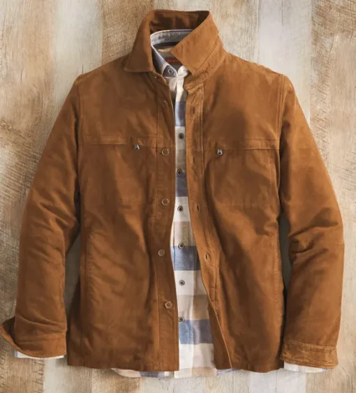 Patrick James Anthony Suede Shirt Jacket