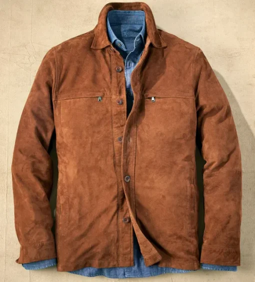Patrick James Anthony Suede Shirt Jacket