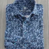 Patrick James Chain Print Long Sleeve Sport Shirt