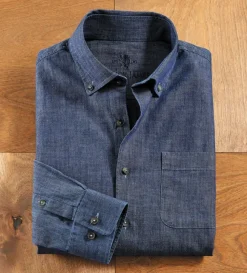 Patrick James Chambray Long Sleeve Shirt