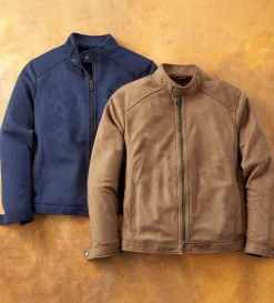 Patrick James Faux Suede Jacket
