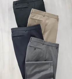 Patrick James Gabardine Double-Pleat Slacks