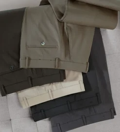 Patrick James Gabardine Double-Pleat Slacks
