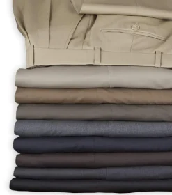 Patrick James Gabardine Double-Pleat Slacks