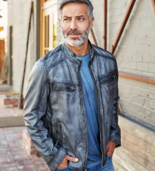 Patrick James Lambskin Blouson Jacket