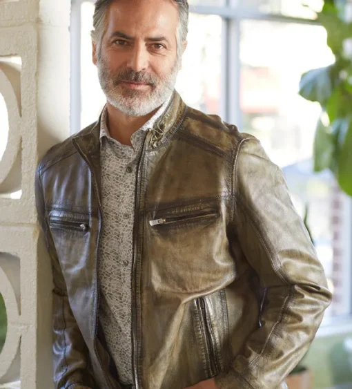 Patrick James Lambskin Blouson Jacket