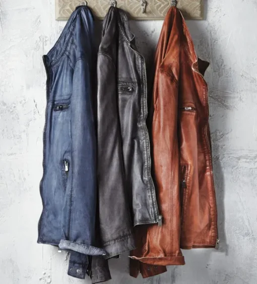 Patrick James Lambskin Blouson Jacket
